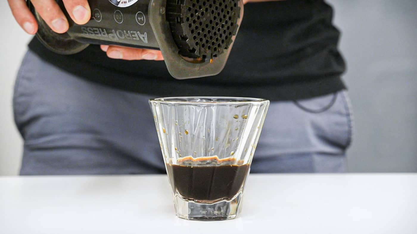 How to AeroPress Cold-Brew Coffee in Two Minutes